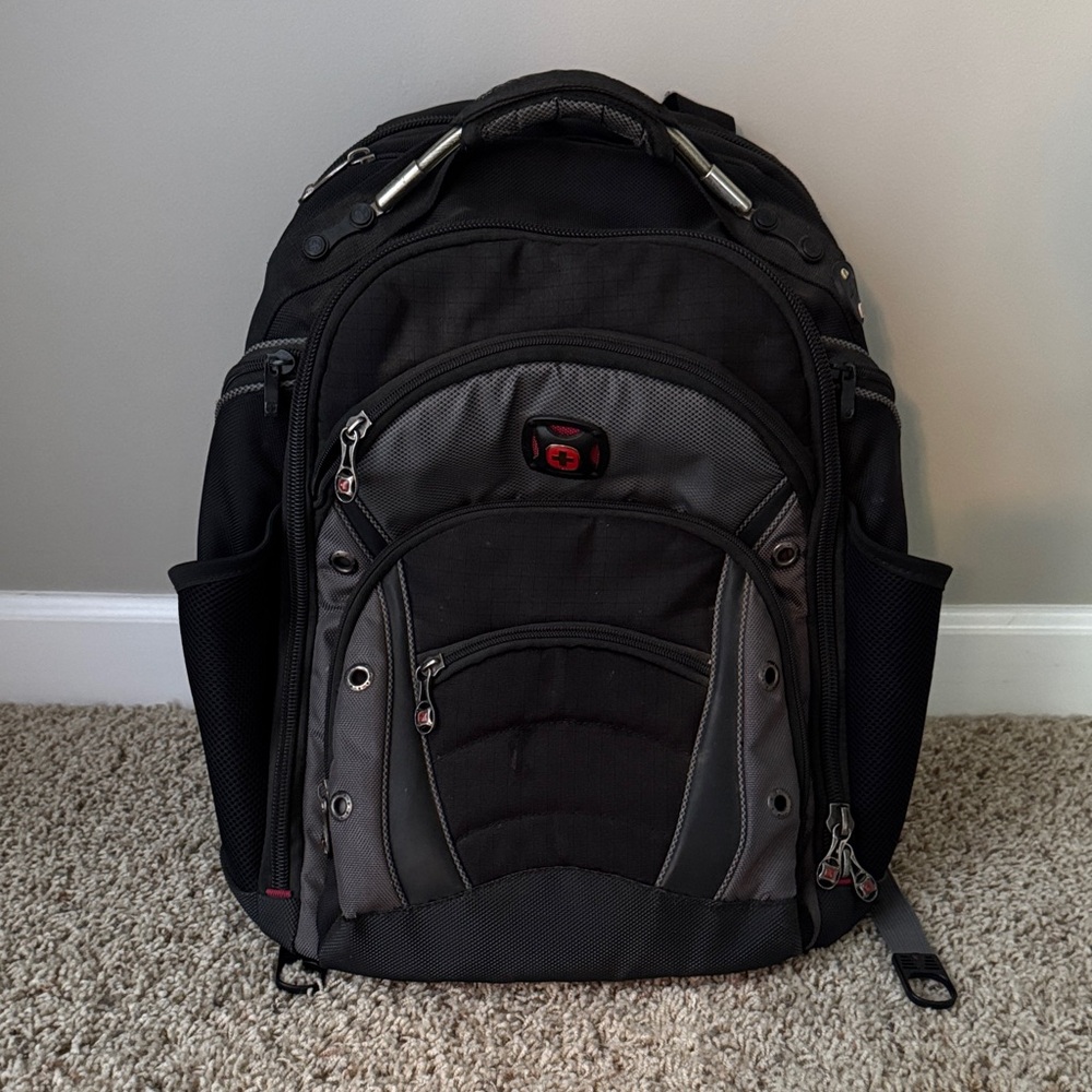 Swiss Gear Black and Gray Laptop Backpack